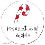 Sugar Cookie Gift Stickers - Canes