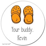 Sugar Cookie Gift Stickers - Clogs