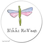 Sugar Cookie Gift Stickers - Dragonfly