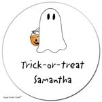Sugar Cookie Gift Stickers - Ghost