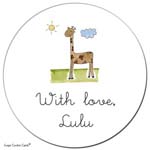 Sugar Cookie Gift Stickers - Giraffe