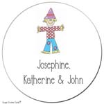Sugar Cookie Gift Stickers - Scarecrow