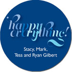 Gift Stickers by iDesign - Happy Everything Blue (Holiday)