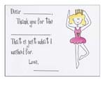 Sugar Cookie Fill-In Thank You Notes - TK-BL