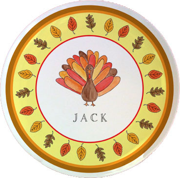 Kelly Hughes Designs - Melamine Plates (Tom Turkey) (plt811)