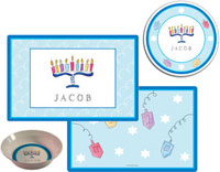 Kelly Hughes Designs - Tabletop 3-Piece Sets (Hanukkah) (set833)