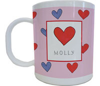 Kelly Hughes Designs - Mugs (Happy Hearts) (mug812)
