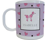 Kelly Hughes Designs - Mugs (Poodles In Paris) (mug830)