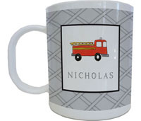 Kelly Hughes Designs - Mugs (Firetruck) (mug854)