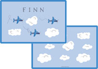 Kelly Hughes Designs - Placemats (Airplanes) (p801)
