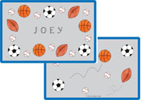 Kelly Hughes Designs - Placemats (Sports Fan) (p804)
