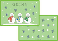 Kelly Hughes Designs - Placemats (Jolly Snowmen) (p810)