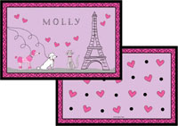 Kelly Hughes Designs - Placemats (Poodles In Paris) (p830)