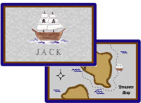 Kelly Hughes Designs - Placemats (Ahoy Matey) (p831)