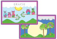 Kelly Hughes Designs - Placemats (What A Hoot) (p852)