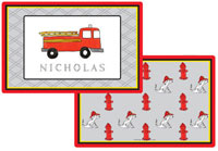 Kelly Hughes Designs - Placemats (Firetruck) (p854)