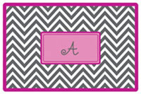 Kelly Hughes Designs - Placemats (Grey Chevron) (p907)