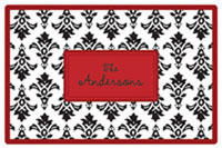 Kelly Hughes Designs - Placemats (Black Damask) (p908)