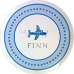 Kelly Hughes Designs - Melamine Plates (Airplanes) (plt801)