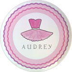 Kelly Hughes Designs - Melamine Plates (Ballerina) (plt809)