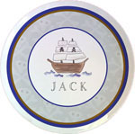 Kelly Hughes Designs - Melamine Plates (Ahoy Matey) (plt831)