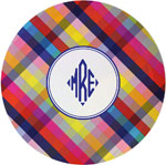 Kelly Hughes Designs - Melamine Plates (Bright Gingham) (plt933)