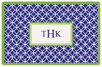 Kelly Hughes Designs - Placemats (Navy Clover) (p917)