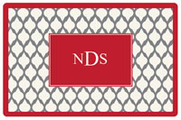 Kelly Hughes Designs - Placemats (Grey Lattice) (p920)
