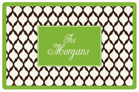Kelly Hughes Designs - Placemats (Brown Lattice) (p922)