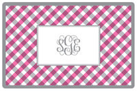 Kelly Hughes Designs - Placemats (Pink Gingham) (p924)