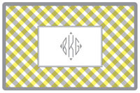 Kelly Hughes Designs - Placemats (Yellow Gingham) (p926)