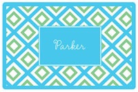 Kelly Hughes Designs - Placemats (Geo Blue) (p929)