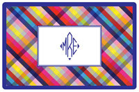 Kelly Hughes Designs - Placemats (Bright Gingham) (p933)