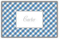 Kelly Hughes Designs - Placemats (Blue Gingham) (p934)