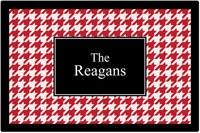 Kelly Hughes Designs - Placemats (Red Houndstooth) (p937)