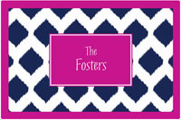 Kelly Hughes Designs - Placemats (Navy Ikat) (p950)