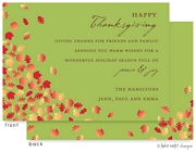 Take Note Designs - Fall/Thanksgiving Greeting Cards (Falling Leaves)