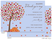 Take Note Designs - Fall/Thanksgiving Greeting Cards (Autumn Tree with Pumpkins)