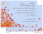 Take Note Designs - Fall/Thanksgiving Greeting Cards (Falling Leaves Pumpkins)