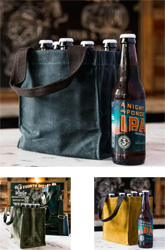 Waxed Canvas 6-Pack Holder by CB Station