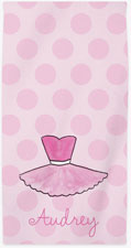 Personalized Beach Towels by Kelly Hughes Designs (Ballerina Girl)