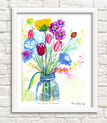 Framable Art Prints by Michele Pulver/Another Creation - Garden Blooms