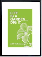 Checkerboard - Personalized Wall Art (Life is a Garden) (WAL-GXU-Q)