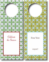 Boatman Geller - Wine Tags (Tile Red And Green/Tile Green And Blue) (17935-17906-17907)