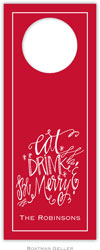 Personalized Wine Bottle Tags by Boatman Geller (Eat Drink Be Merry)