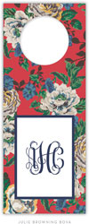 Julie Browning Bova Wine Tags - English Floral Red (JWT1)
