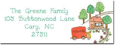 Blue Mug Designs Return Address Labels - Movin' to The Country Blue Mug Designs Return Address Labels - Movin' to The Country