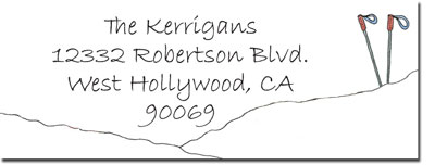 Blue Mug Designs Return Address Labels - Baby Slopes Blue Mug Designs Return Address Labels - Baby Slopes