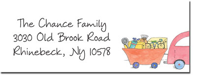 Blue Mug Designs Return Address Labels - Moving Day Blue Mug Designs Return Address Labels - Moving Day