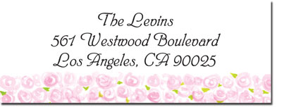 Blue Mug Designs Return Address Labels - Pretty In Pink Floral Blue Mug Designs Return Address Labels - Pretty In Pink Floral
